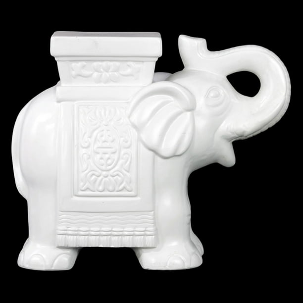 Silicone Elephant Figurine w//Glass Sky